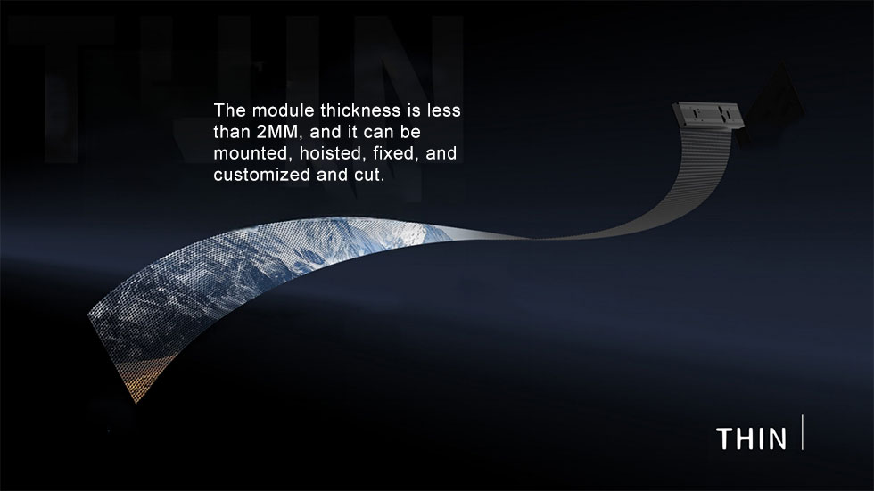 Transparent LED Film Display